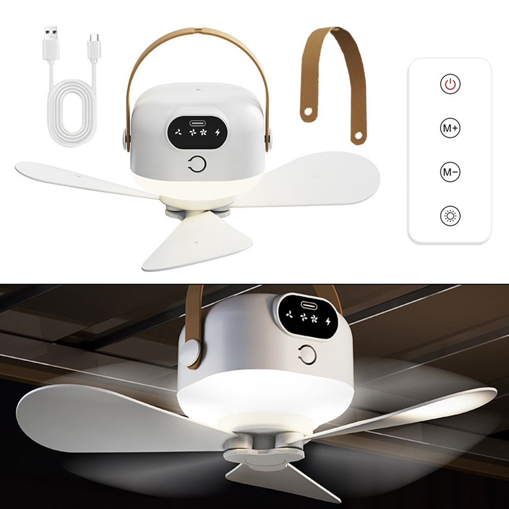 Portable Ceiling Fan with Remote Control