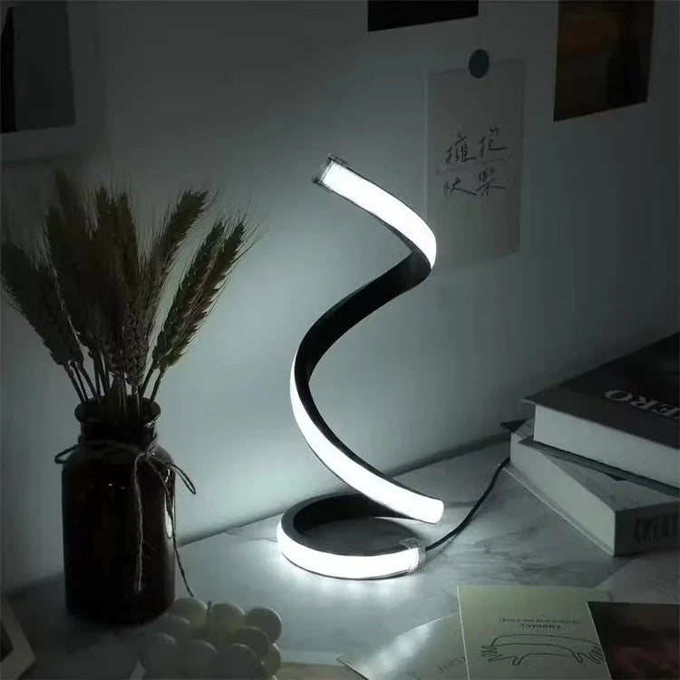 Spiral LED Table Lamp