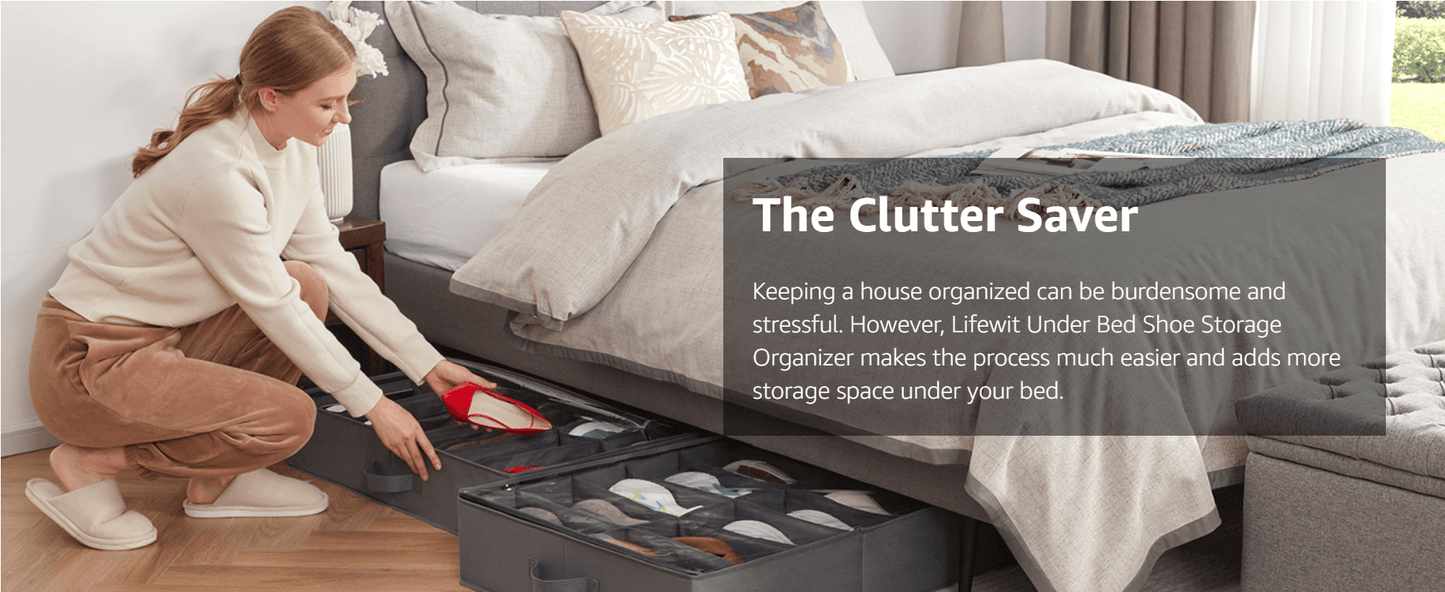 Under Bed Shoe Storage Organizer