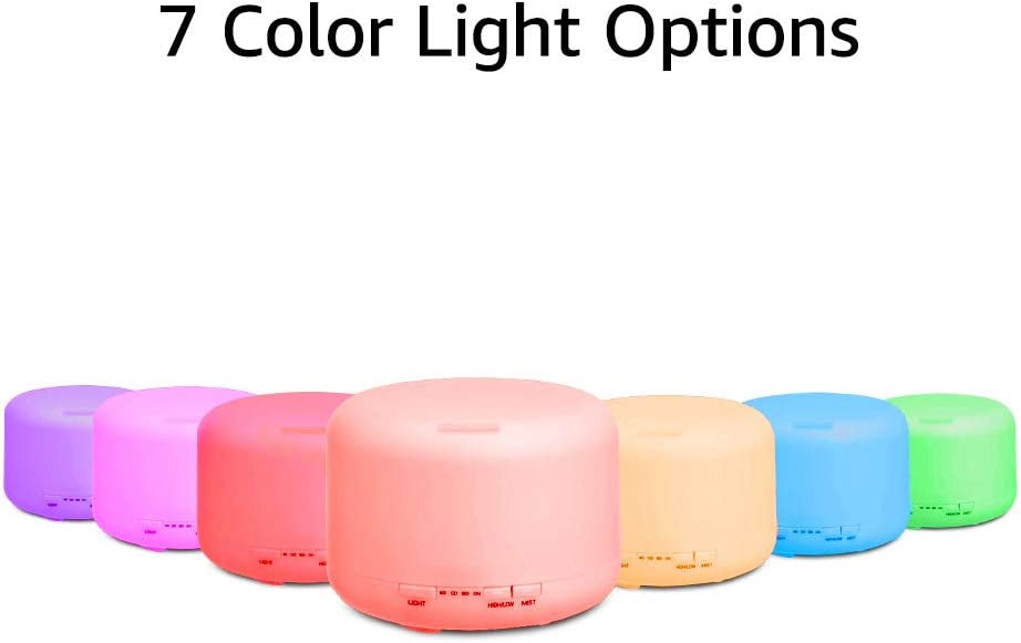 Ultrasonic Aromatherapy Essential Oil Diffuser - 500ml