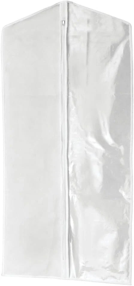 Lightweight Clear Full Zipper Garment Bags - 5 Pack