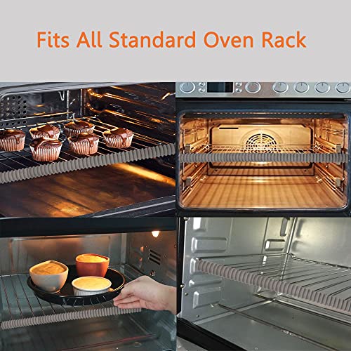 4 Pack Heat Resistant Silicone Oven Rack Cover