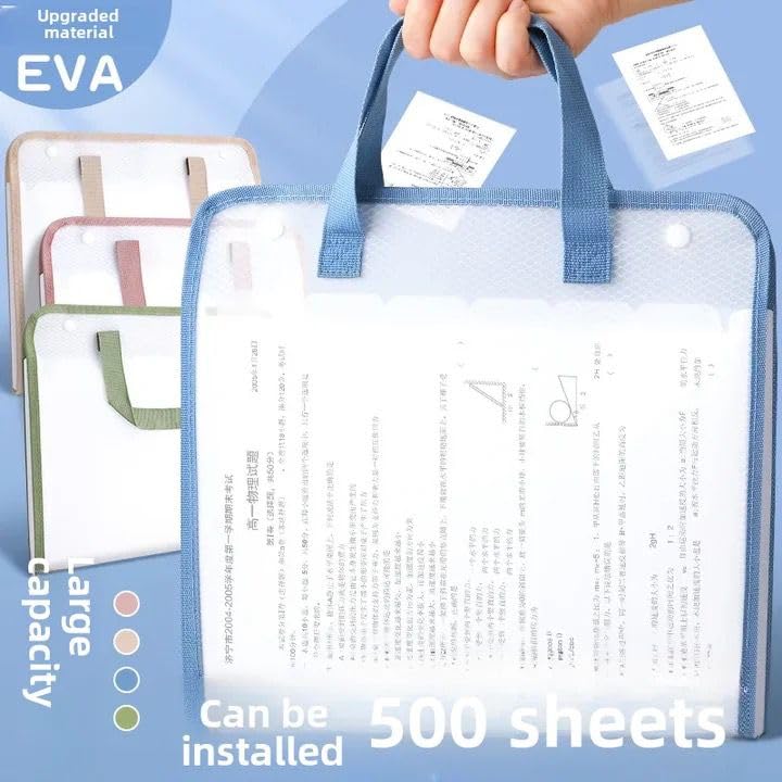 Transparent 13 Pocket A4 Carry Bag