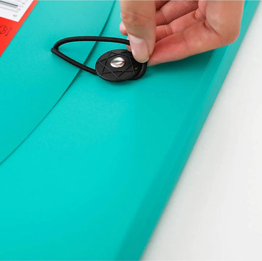 7 Pockets Expanding File Folders with Cord Button Closure