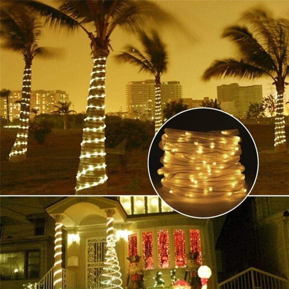 100 LED 8 mode Waterproof Outdoor Solar Tube Light - 10m