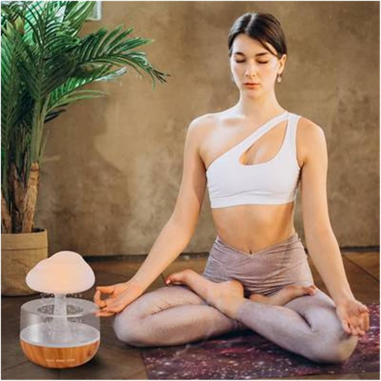 Creative Raindrop Colourful Humidifier - Rechargeable