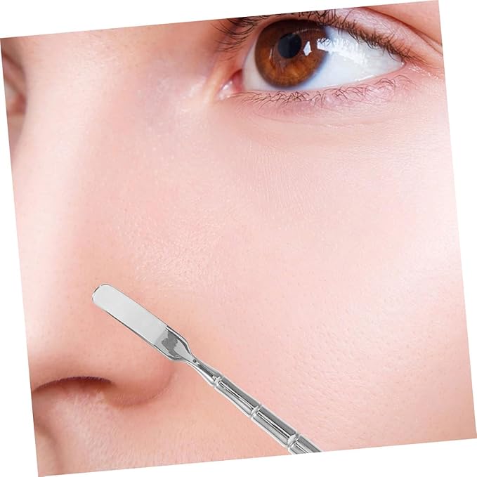 Stainless Steel Pore Scraper – Double-Ended Blackhead Remover Tool