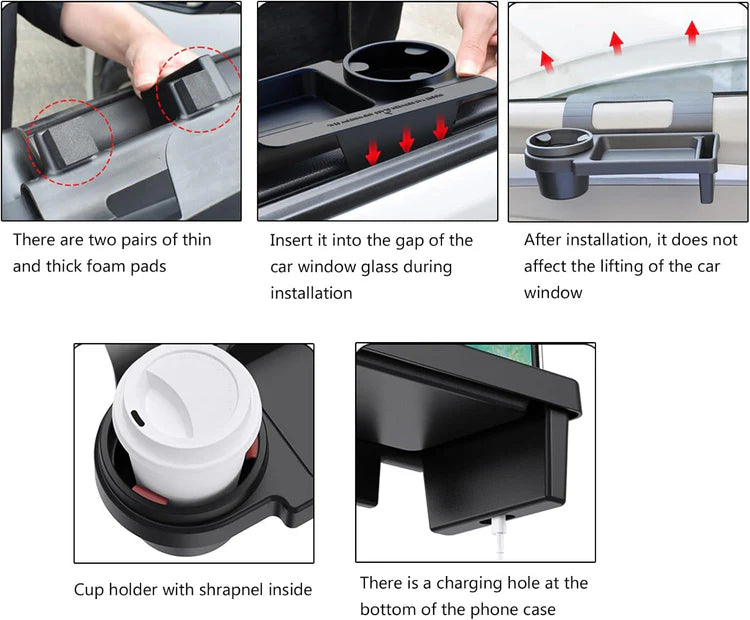 Car Window Storage Organizer