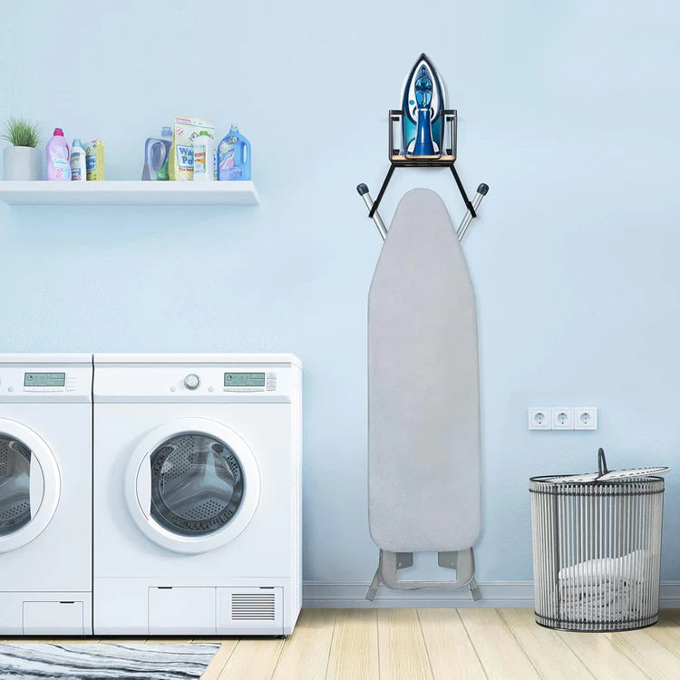 IronNest Organizer: Over-the-Door Iron & Board Holder with Storage Basket