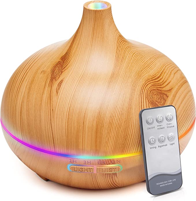 550ml Ultrasonic Aromatherapy Air Diffuser & Humidifier
