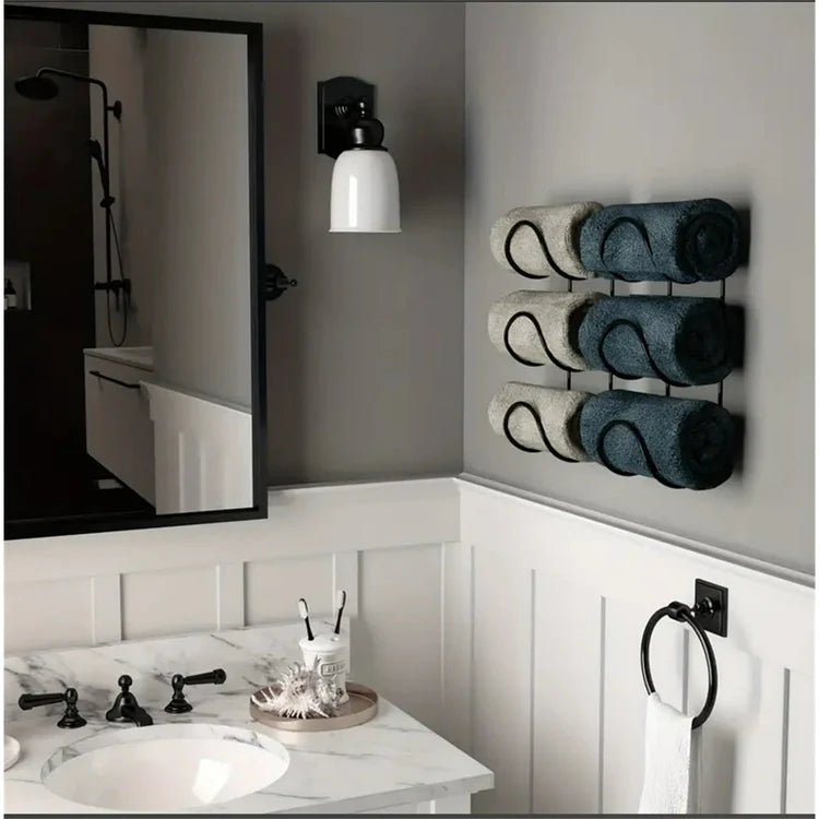 5 Tier Wall Towel Rack
