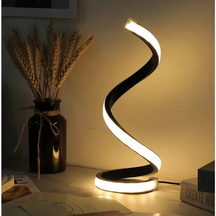 Spiral LED Table Lamp