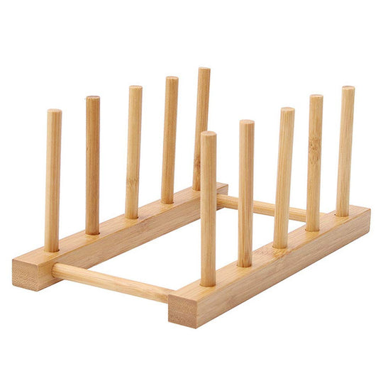 Bamboo Plate Stand - 21cm