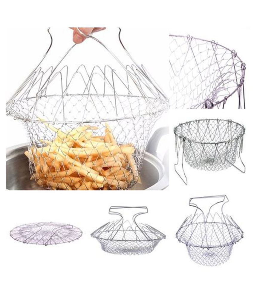 Multi-function Folding Cooking Basket