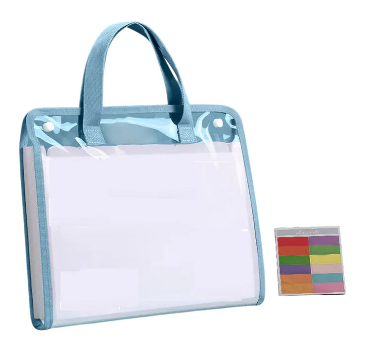 Transparent 13 Pocket A4 Carry Bag