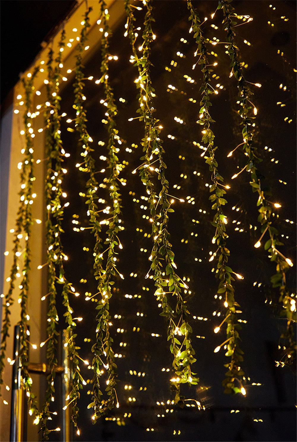 Solar Leaves Curtain Lights 3m x 1m