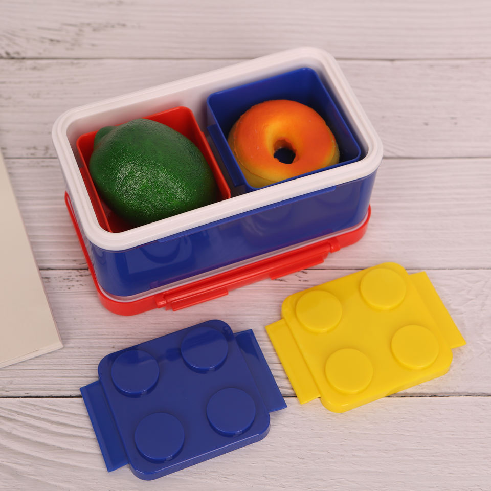 Stackable Brick Lunch Boxes