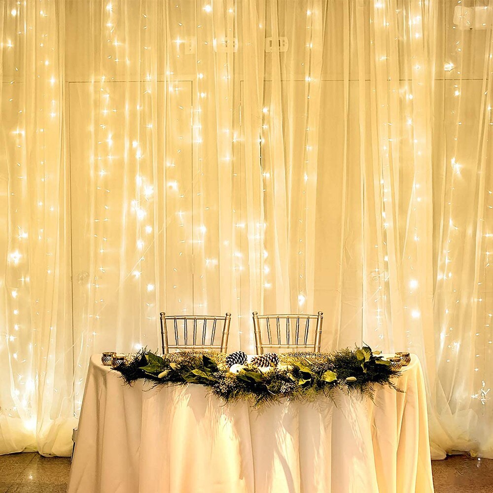 Window Curtain String Light - 3mx2m