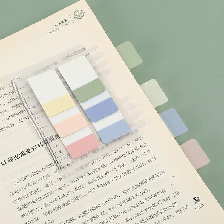 Sticky Note Index Tabs with Binder Attachment