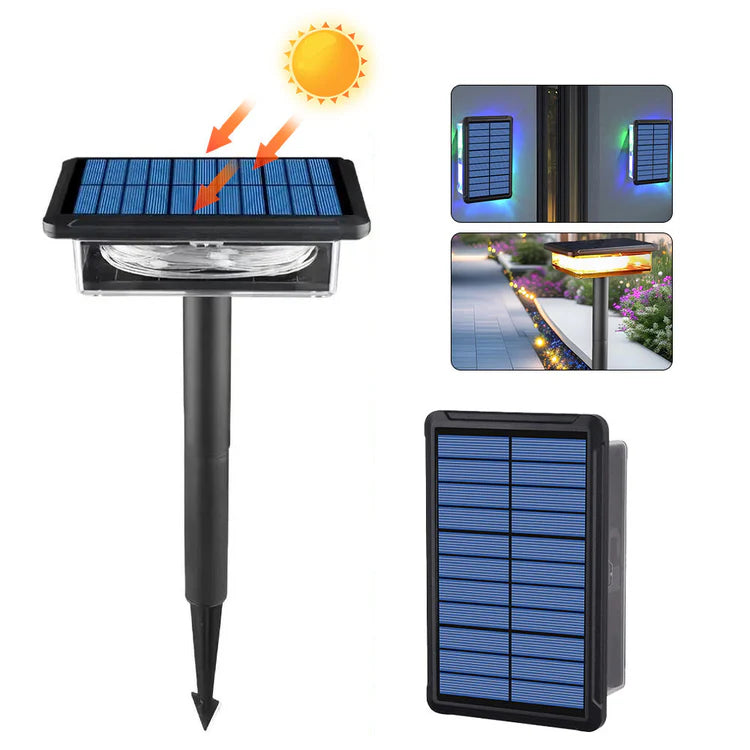 2-in-1 Solar Garden Light and Rope Light