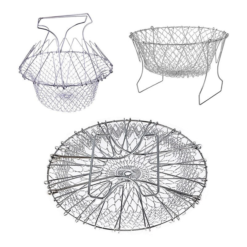 Multi-function Folding Cooking Basket