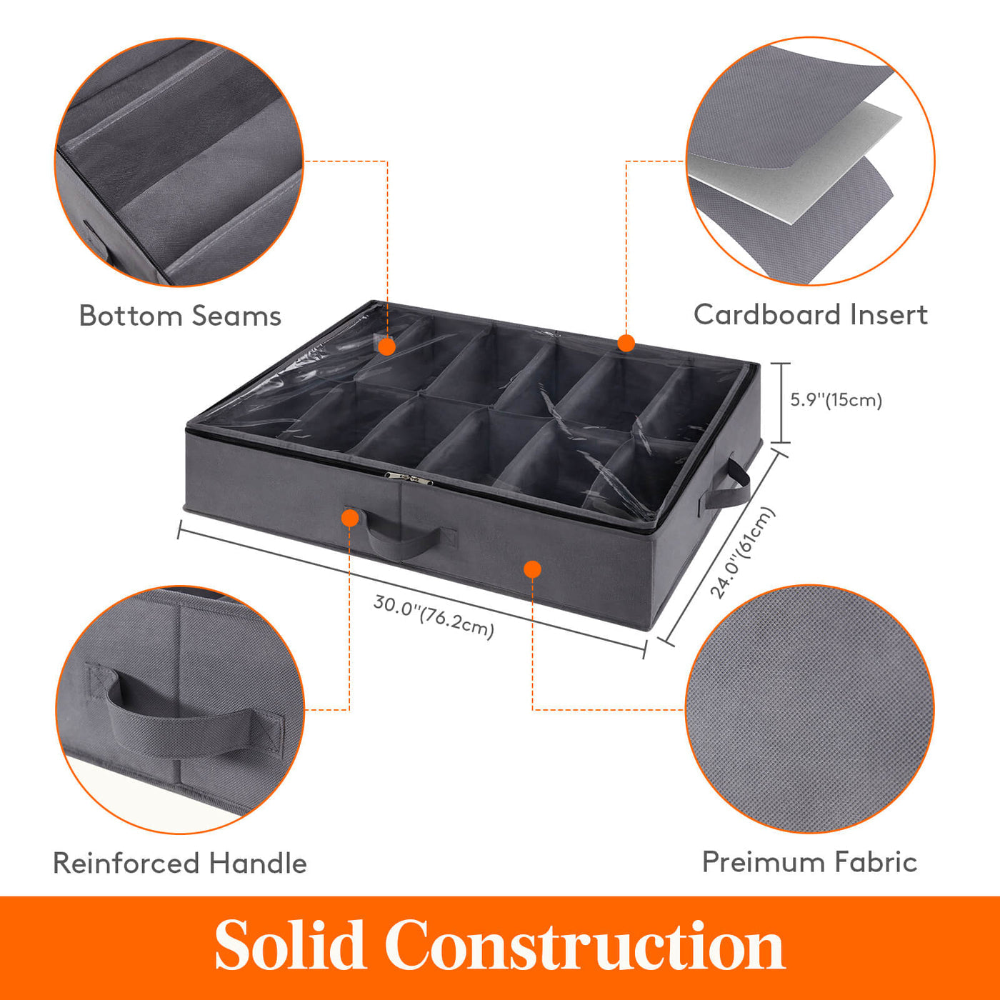 Under Bed Shoe Storage Organizer