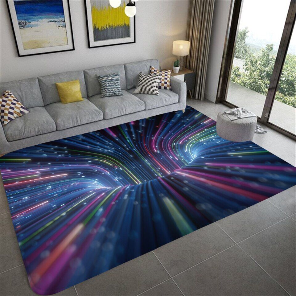 3D Optical Illusion Geometric Rug 230x160cm