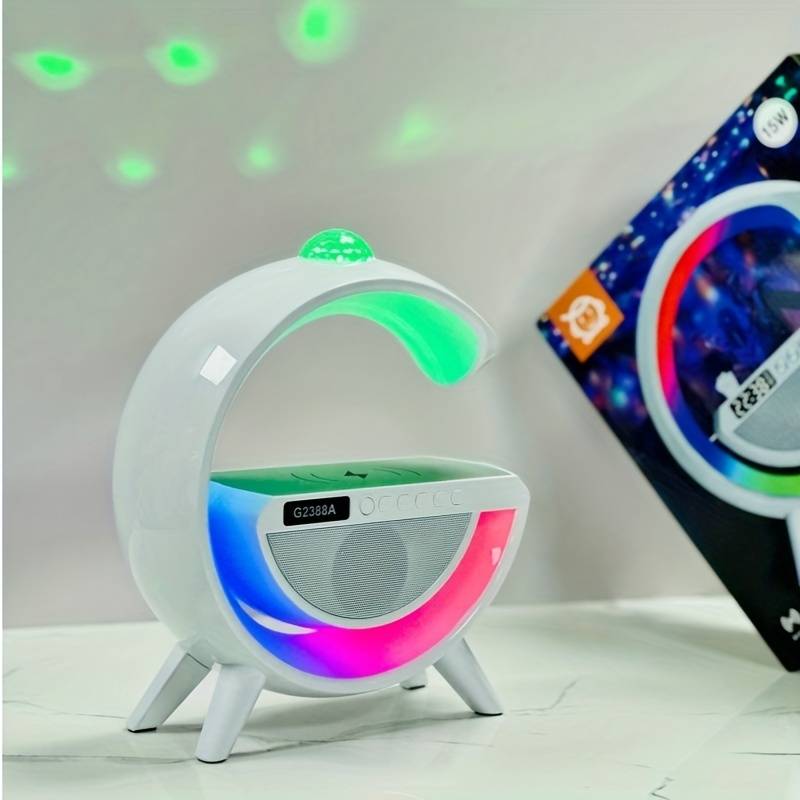 Colorful Disco Ball Wireless Speaker & 15w Wireless Charger