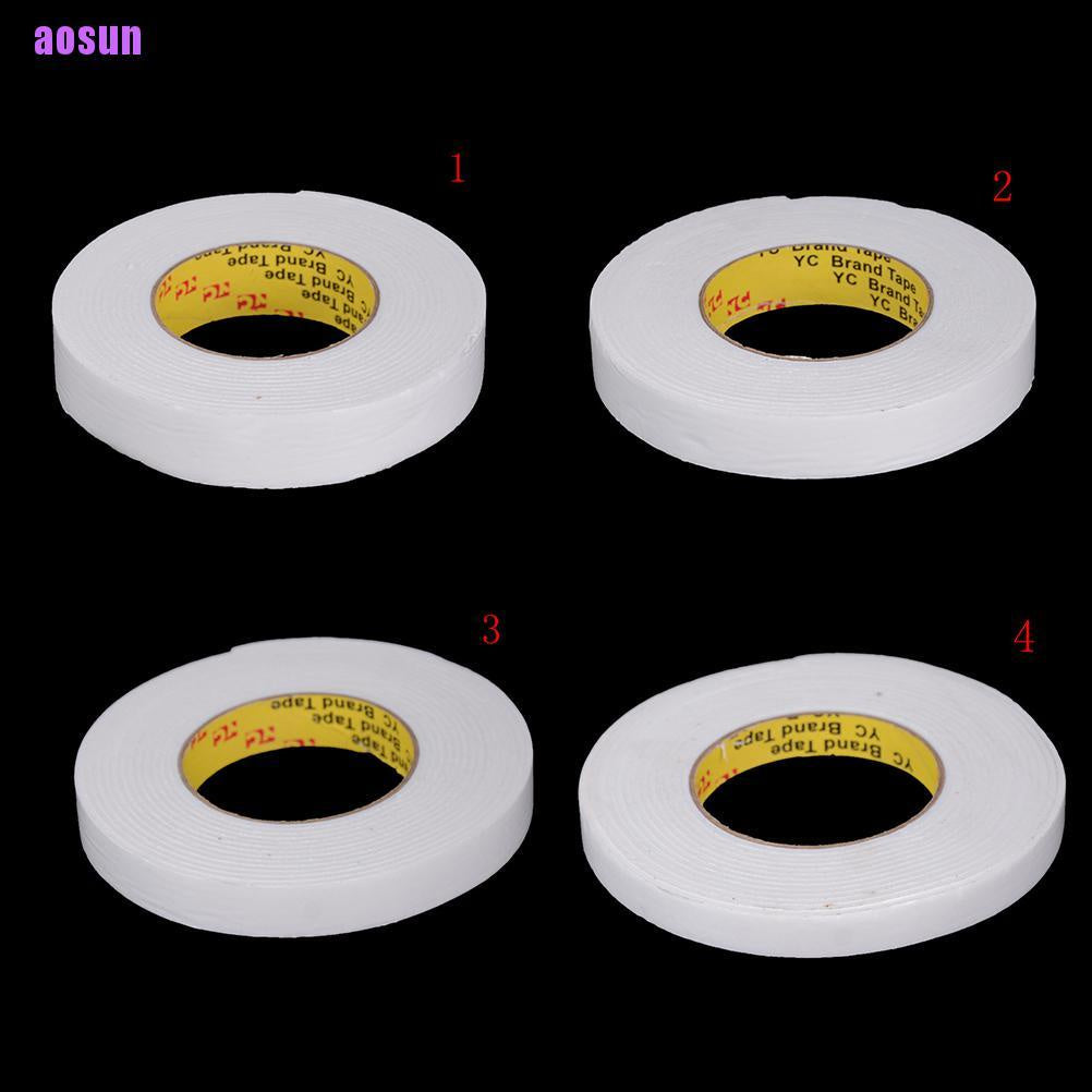 4 Pack - 5M Double Sided Sticky Self Adhesive Foam Tape