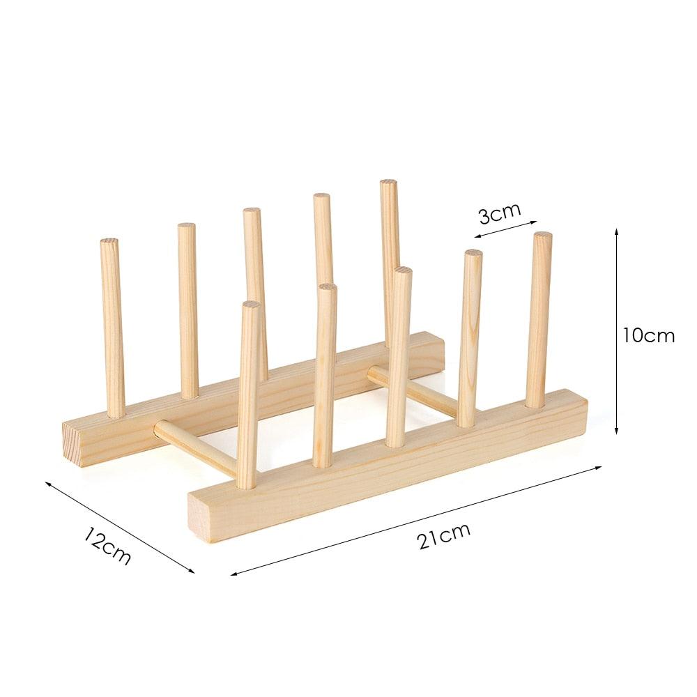 Bamboo Plate Stand - 21cm