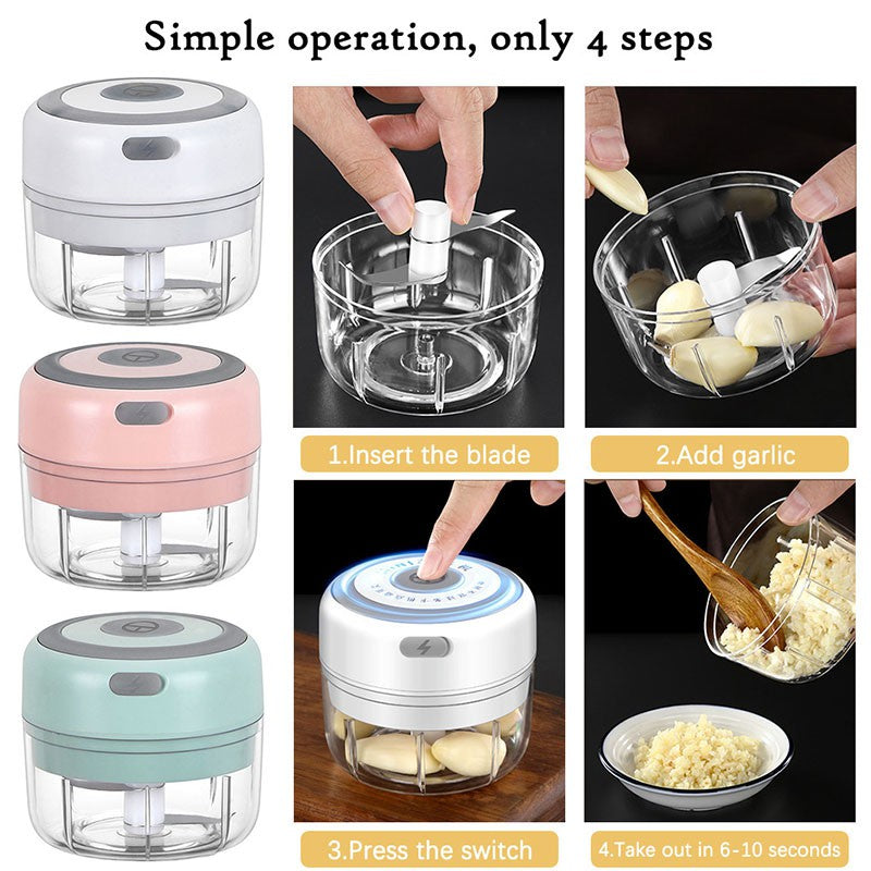 Mini Electric Garlic Crusher