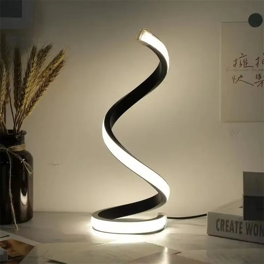 Spiral LED Table Lamp