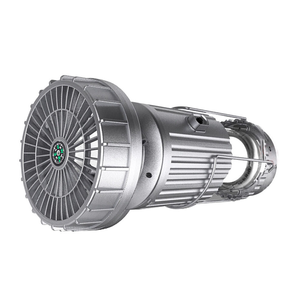 Solar Rechargeable Lantern with Fan ,Speaker and Power Bank