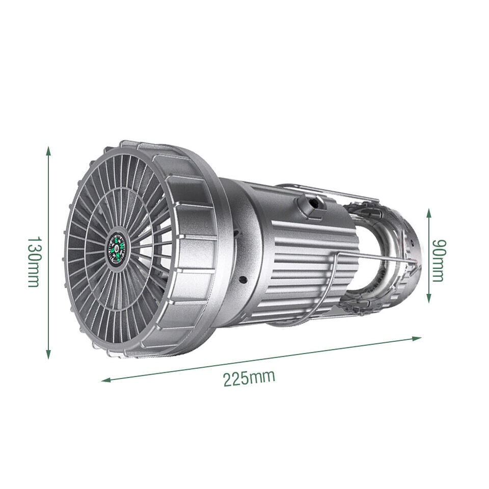 Solar Rechargeable Lantern with Fan ,Speaker and Power Bank