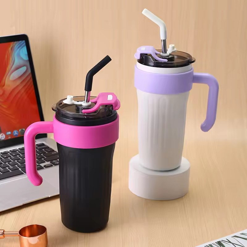 RainbowSip 800ml Travel Cup with Handle