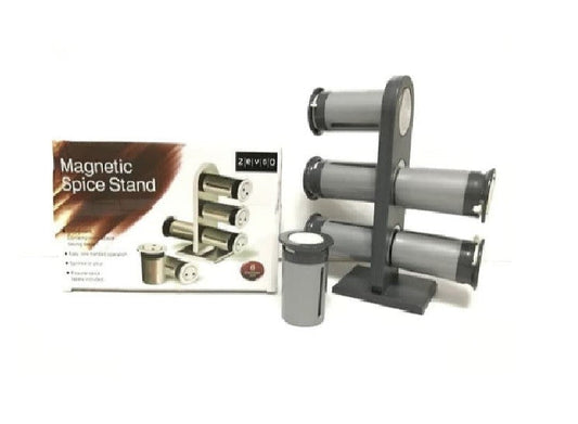 6pc Magnetic Tower Spice Rack