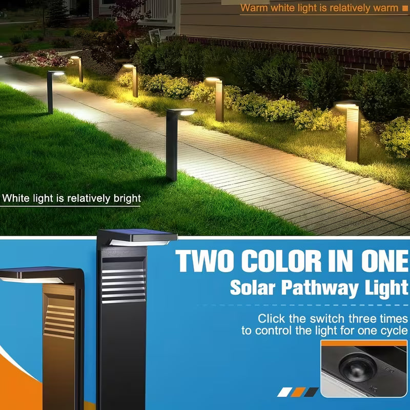 Solar Pathway Lights – Outdoor Garden Lighting, 30 LED, IP65 Waterproof