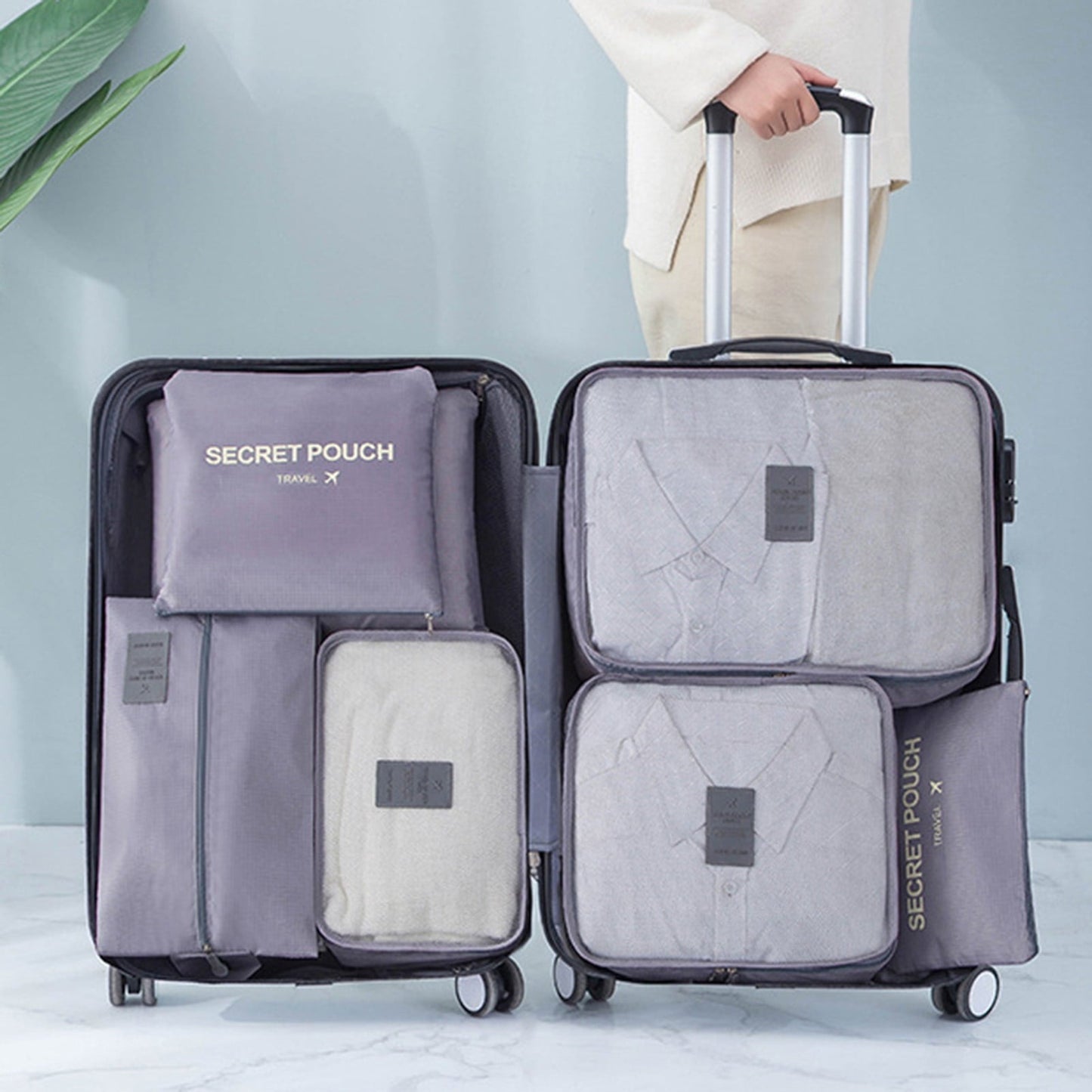 7Pcs Travel Organizer Packing Cubes