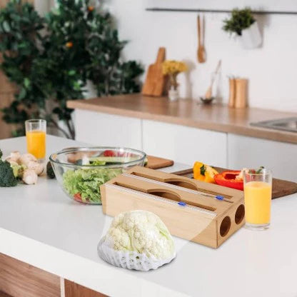 Wrap Duo: 2-in-1 Foil & Film Dispenser