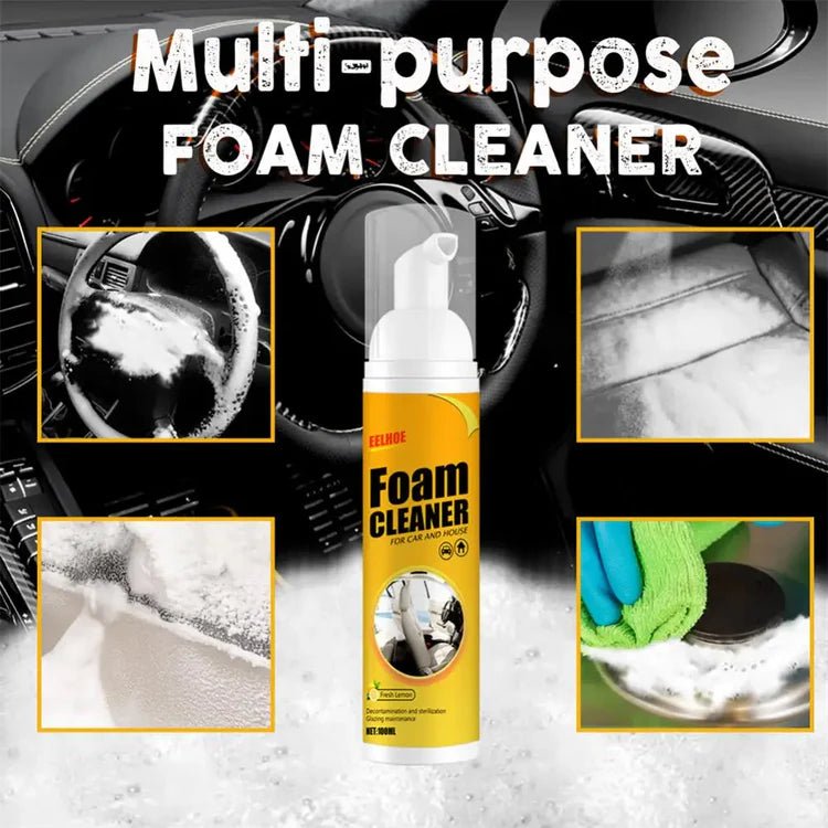 100ml Home And Car Multifunctional Powerful Foam Cleaning Kit - ONLINEMART DEALS