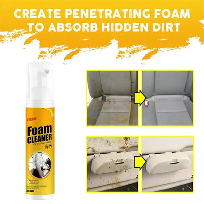 100ml Home And Car Multifunctional Powerful Foam Cleaning Kit - ONLINEMART DEALS