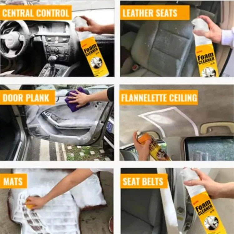 100ml Home And Car Multifunctional Powerful Foam Cleaning Kit - ONLINEMART DEALS