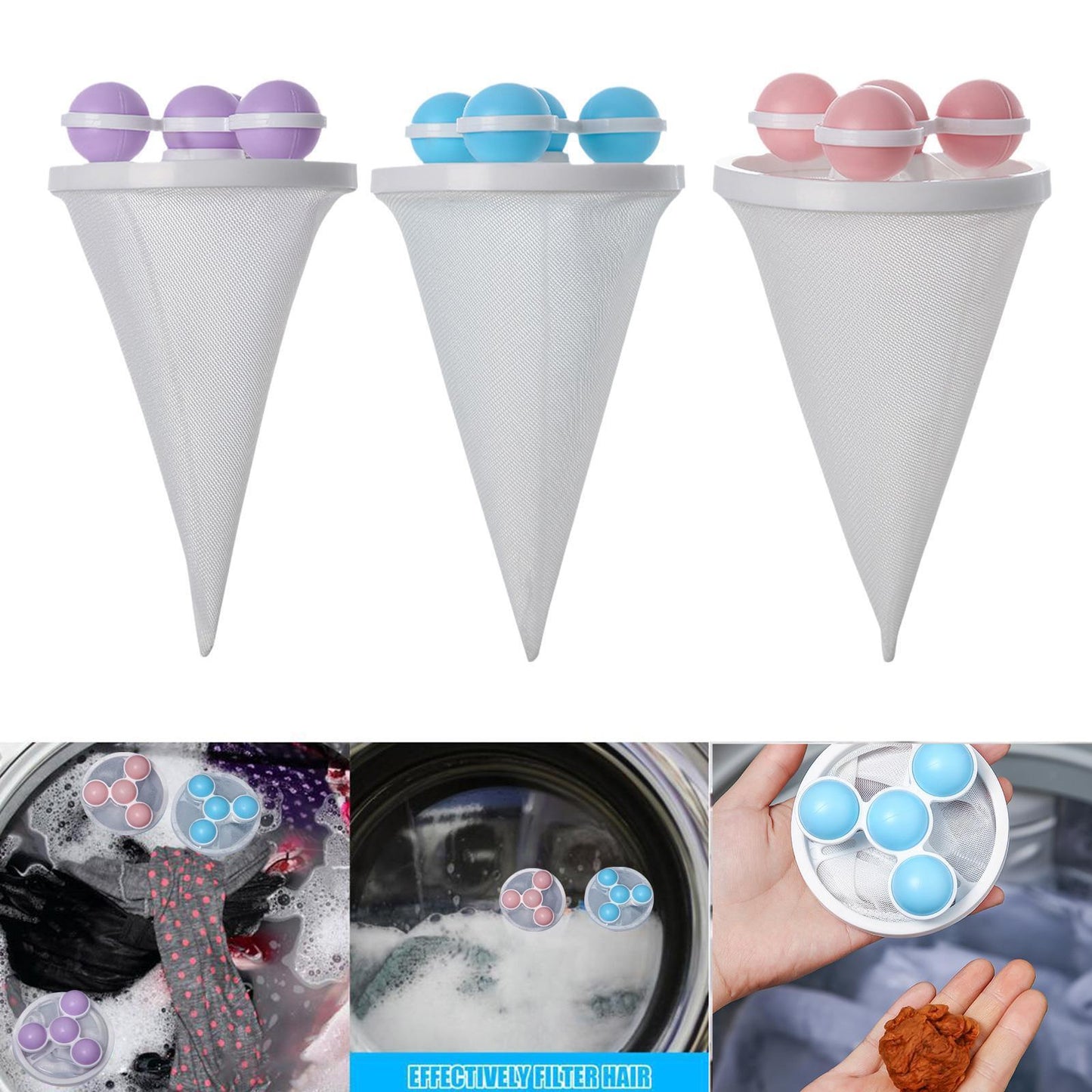 Floating Washing Machine Filter Catcher