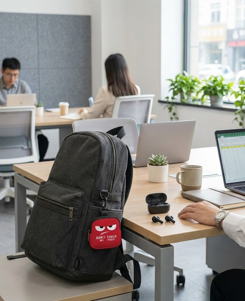 Clip‑On Ear Pods Storage Travel Bag