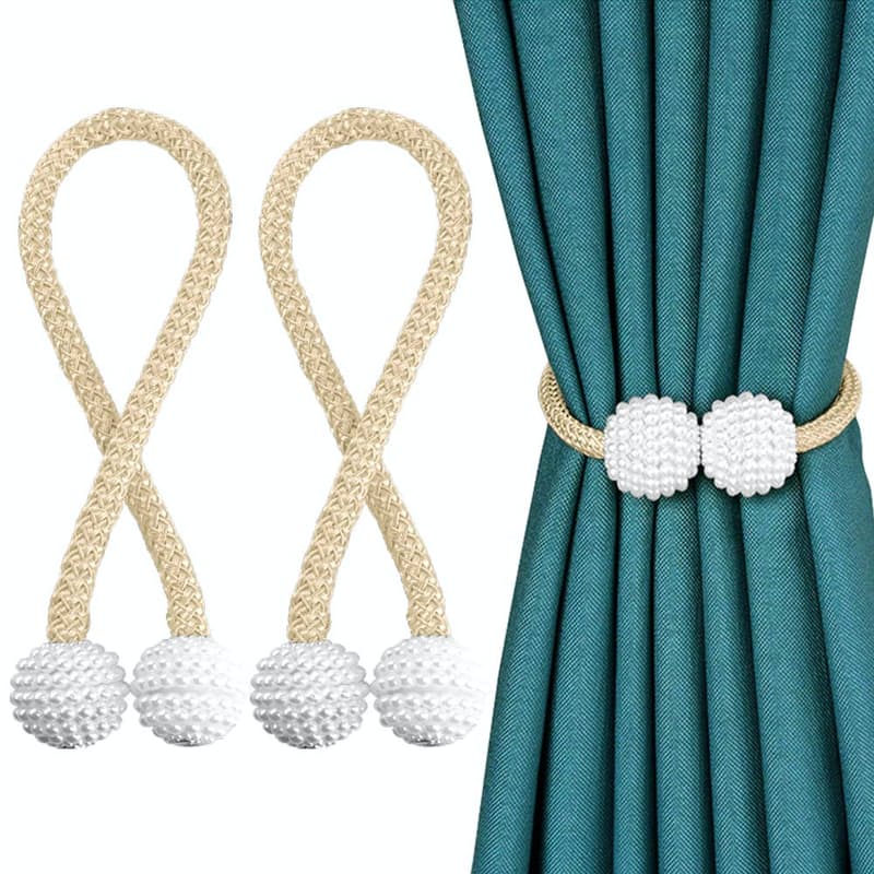 Pack of 2 Magnetic Curtain Tiebacks