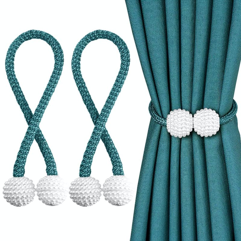 Pack of 2 Magnetic Curtain Tiebacks