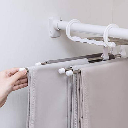 5 in 1 Space Saver Trouser Hangers Organizer