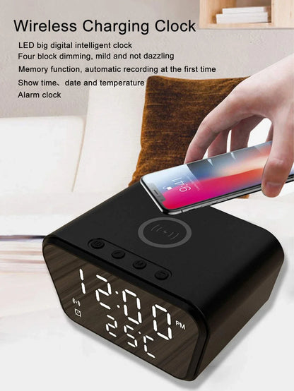 Smart Clock with Wireless Charger