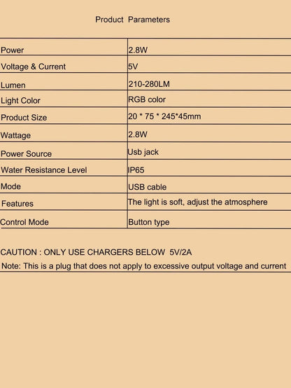 RGB Atmosphere Decorative Lamp with Remote Controller