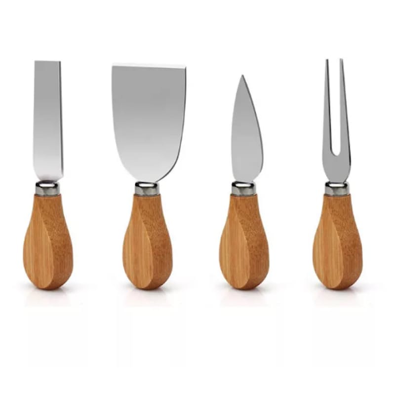 Bamboo Cheese Board and Knife Set